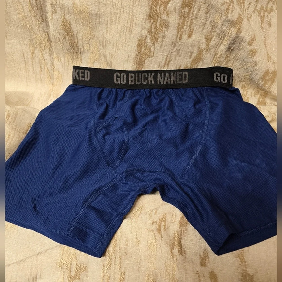 Men's DULUTH TRADING CO Go Buck Naked Navy Boxer Breif in SzMed - Picture 1 of 3